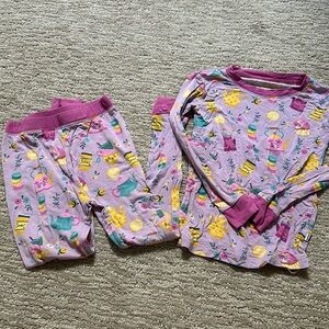 Little Sleepies Long Sleeved Two Piece Pajamas size 4